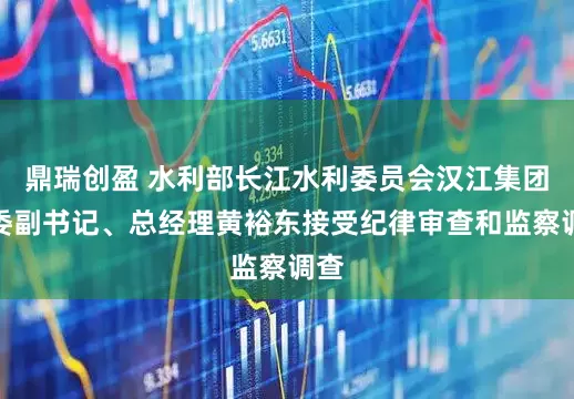 鼎瑞创盈 水利部长江水利委员会汉江集团党委副书记、总经理黄裕东接受纪律审查和监察调查